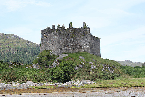 Castle Tioram on Loch Moidart